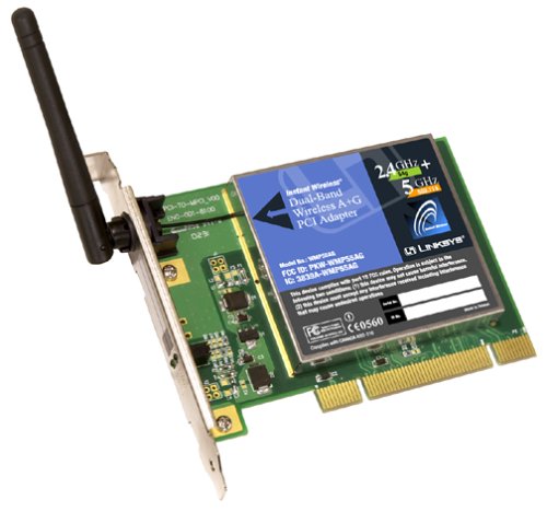 Cisco-Linksys WMP55AG Dual-Band Wireless A+G PCI Adapter