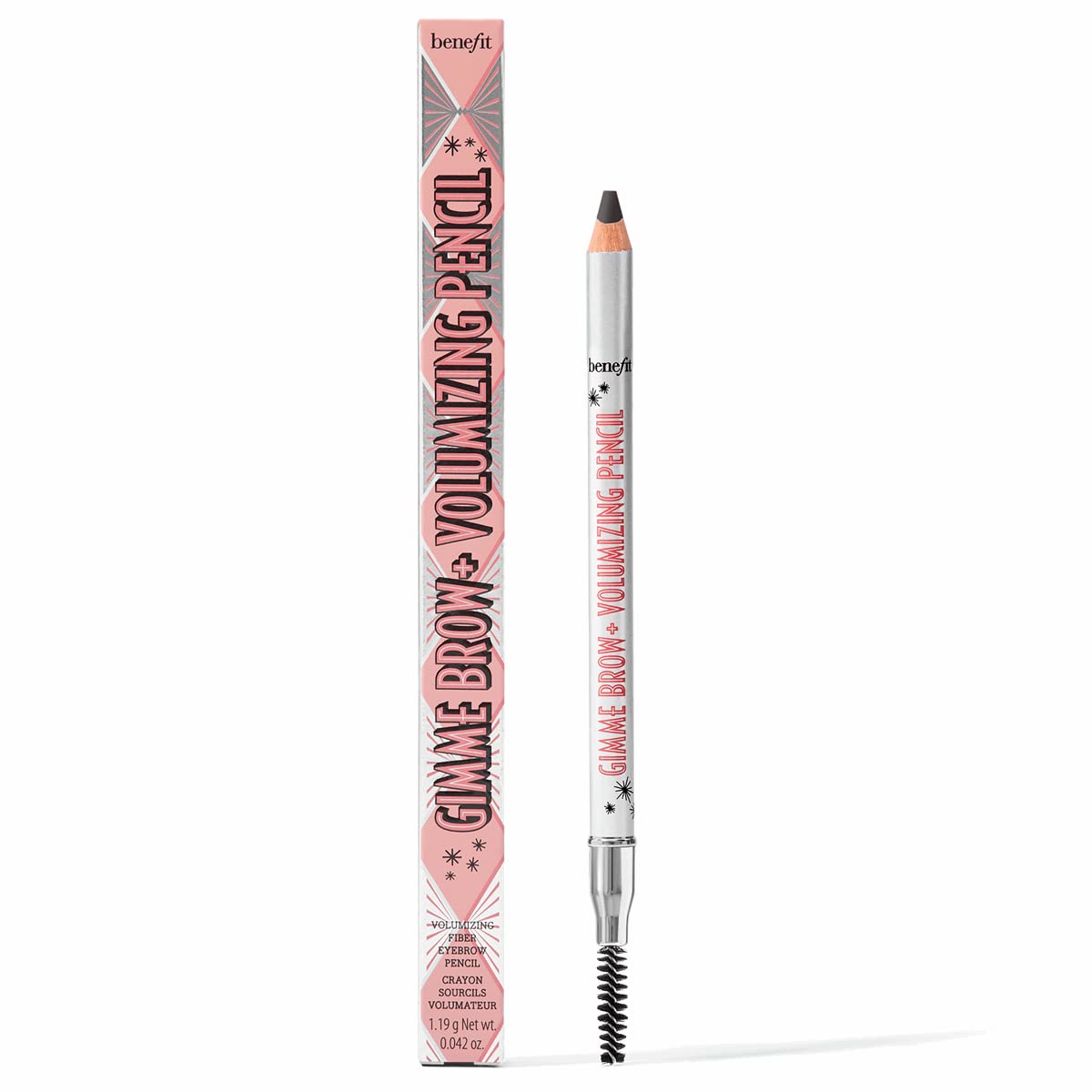 Benefit Gimme Brow+ Volumizing fiber eyebrow Pencil 1.19g (06 - Cool soft black)