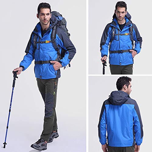 Clearance!Dressin Fleece Two Piece Liner Outdoor Plus Size Hoodie Set Sport Assault Coat Outwear