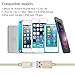 Lightning Cable, GEENKER 2Pack 10ft Nylon Braided 8pin Charging Cable Extra Long USB Cord for iphone 7, 7plus, se, 6s, 6s plus, 6plus, 6,5s 5c 5,iPad Mini, Air,iPad5,iPod on iOS9 - Gold