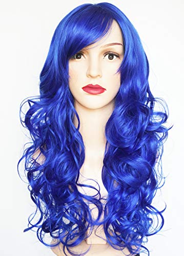 blue wig cheap