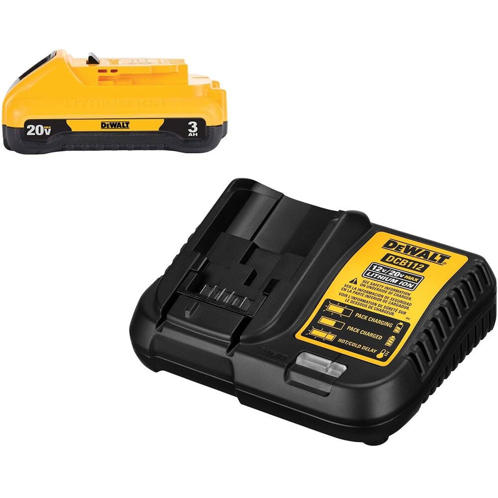 DEWALT 20V MAX Battery Pack with Charger, 3 Ah, Extra Long Run Time (DCB230C) Image DEWALT 20V MAX Battery Pack with Charger, 3 Ah, Extra Long Run Time (DCB230C) Image