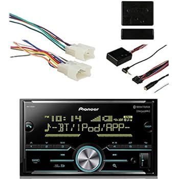 Amazon.com: Pioneer Vehicle Digital Media Double Din ... boss bv9362bi wiring harness 