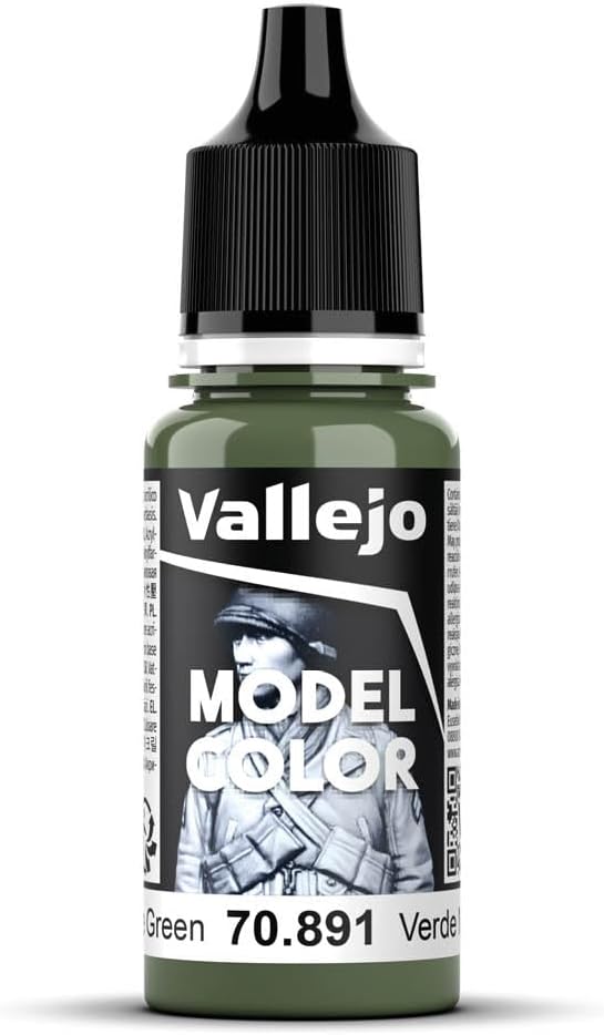 Vallejo VJ70891 Model Color 17 ml Intermediate Green Acrylic Paint