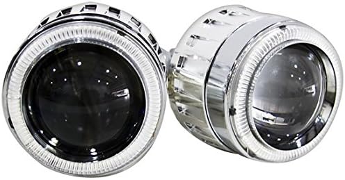 Street Vision G3 Bi-xenon Projector Light Lens Kit w/White Halo DRL/ 9004 6K bulbs