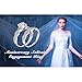 JewelryPalace Wedding Rings For Women Engagement Rings Anniversary Promise Ring Bridal Set 925 Sterling Silver 1.5ct X Infinity Cubic Zirconia CZ Ring Size 4