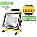 Ustellar 5500LM 55W LED Work Light (400W Equivalent), 2 Brightness Levels, Waterproof Portable Flood Lights, 16ft/5M Cord with Plug, Stand Working Lights for Construction Site, 6000K Daylight White