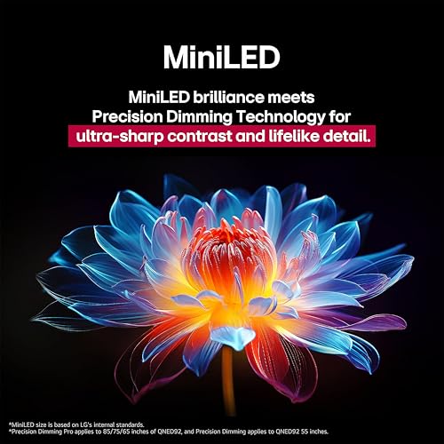 LG 100-Inch Class QNED evo AI QNED85A Series Mini LED 4K Smart TV w/AI Picture, AI Sound, HDR10, AI Super Upscaling 4K, Filmmaker Mode, Wow Orchestra, Alexa Built-in (100QNED85AU, 2025)
