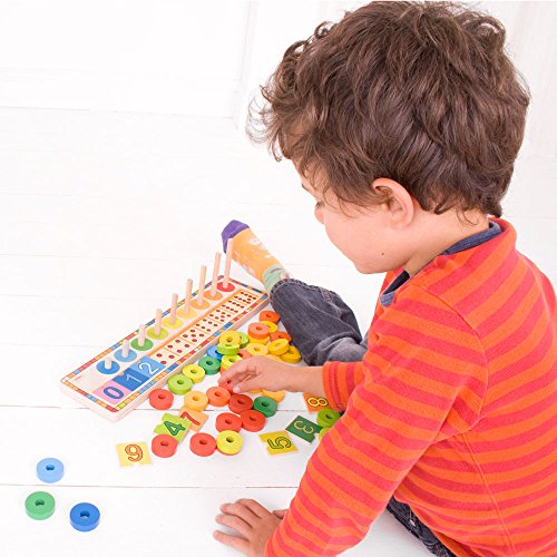 Bigjigs Toys Learn to Count - Educational Wooden Counting Toy