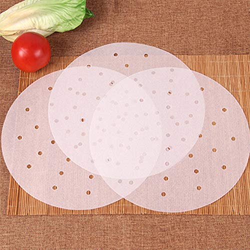 Air Fryer Parchment Paper, Set of 100, 10 inch Air Fryer Liner/Bamboo