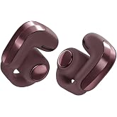 Bose Ultra Open Earbuds (2nd Gen) - Open-Ear, Clip-On, Wireless Earbuds, Bluetooth, Immersive Audio, Wireless Charging, Up to 28 Hrs of Audio, Ideal for Traveling, School, and Office, Cherry Chocolate