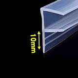 Mintice Bath Door Seal Strip Curved F Shape 6mm 78" Glass Bottom Weather Seal view 3
