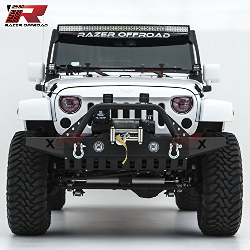 2008 Jeep Wrangler JK Front Bumpers: Amazon.com winch rear jeep wrangler 2008 