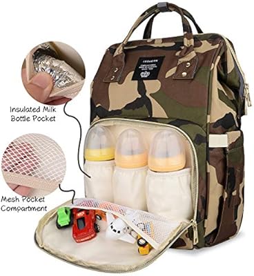 lequeen camo diaper bag
