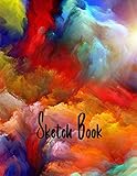 Sketch Book: Notebook for Drawing, Writing, Painting, Sketching or Doodling, 120 Pages, 8.5x11 (Premium Abstract Cover vol.72) by 