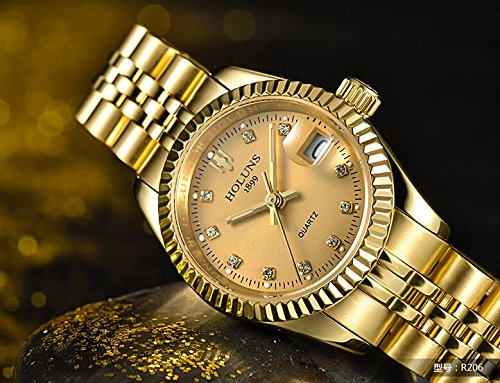 Gosasa Men Full Gold Teel Watch Men Automatic Mechanical Self-wind Watch Designer Dress Men Wristwatches