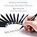 Colored Journal Planner Pens, 36 Colors Fine Point Markers Fineliner Drawing Porous Pen for Bullet Journal Writing Note Taking Calendar Coloring Books