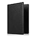 Fintie Passport Holder Travel Wallet - Premium Vegan Leather RFID Blocking Case Cover - Securely Holds Passport, Business Cards, Credit Cards, Boarding Passes, Black