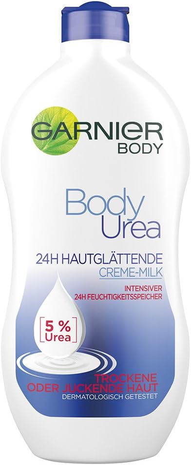 Garnier Body Urea Smoothing Cream Milk 6 x 400 ml Pack
