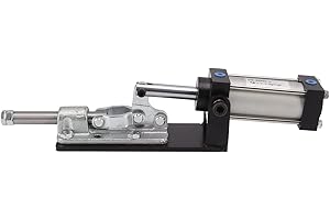 Cylinder Pneumatic Clamp, Pneumatic Clamp High Accuracy Auto Control Air Toggle Clamp for Industry Production, Pneumatic Hold