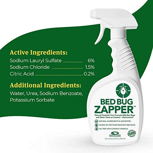 Bed Bug & Dust Mite Killer Spray, Natural & Non Toxic Bed Bug Zapper