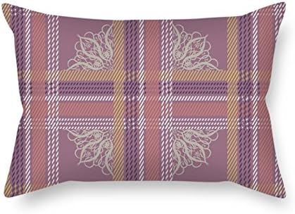 20 X 26 Inches / 50 By 65 Cm Tartan Pillowcase Each Side Ornament And Gift To Car Seat Girls Lover Christmas Husband Adults