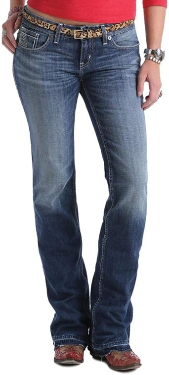 high rise western jeans