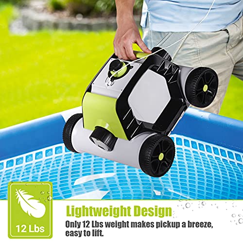 OT QOMOTOP Cordless Robotic Pool Cleaner, Rechargeable Design, Up to 90