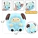 AOLIGE Jumbo Squishy White Sheep Slowing Squishies Kawaii Kids Fidget Toys Stress Relief Toy (Blue Sheep)