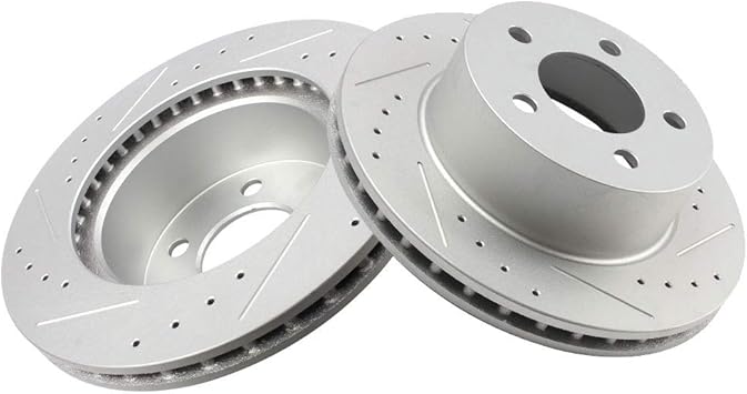 Amazon Com Front Slotted Drilled Brake Rotors Lsailon Fit For 1990 1998 Jeep Cherokee 1993 1998 Jeep Grand Cherokee 1990 Jeep Wagoneer 1990 1994 1997 1998 1999 Jeep Wrangler Automotive