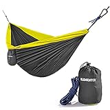ELEMENTEX Portable Parachute Nylon Travel Camping Backpacking Hammock - Choose Your Size/Color