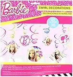 Foil Swirl Decorations | Barbie Sparkle Collection | Party Accessory
