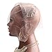 Bella Hair Full Lace Wig Cap with Stretch Panel at Crown for Black Women Making Wigs (Large Size Cap)