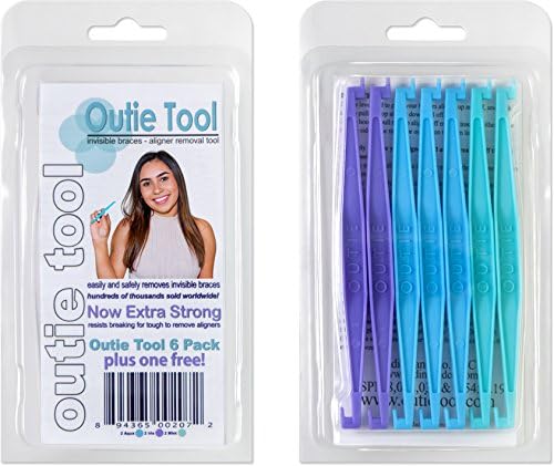 Invisible Braces - Aligner removal tool EXTRA STRONG OUTIE TOOLS - 10 WHOLESALE BLISTER PACKS (Extra Strong)