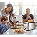 Toaster 2 Slice Warming Rack Brushed Stainless Steel for Breakfast Bread Toasters Defrost Reheat Cancel Button Removable Crumb Tray By KEEMO