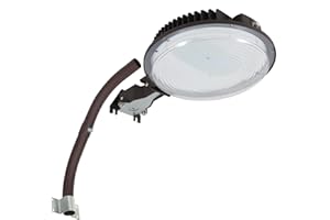 PAKTONVO 120W LED Barn Light,Dusk to Dawn Outdoor Lighting with Photocell and Mount arm, 5000K Daylight 15600LM,IP65 Waterproof Adjustable Angle Outdoor Flood Light for Yard Garage Securtity Area