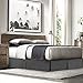 Nestl Dark Gray Full Bed Skirt - Full Size Bed Skirt 14 Inch Drop - Brushed Microfiber Bed Skirts - Hotel Quality Pleated Bed Skirt - Shrinkage & Fade Resistant