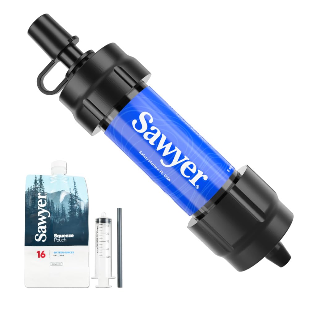 ソーヤー ミニ SP128 SAWYER | 携帯浄水器 浄水器 ポータブル浄水器 防災 防災アイテム 災害用 非常用 キャンプ キャンプ用品 アウトドア アウトドア用品 登山【日本正規品】 (ブルー（通常版）)商品画像