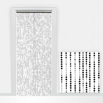 Amazon.de: Perlenvorhang Türvorhang mit diamantförmigen Perlen schwarz