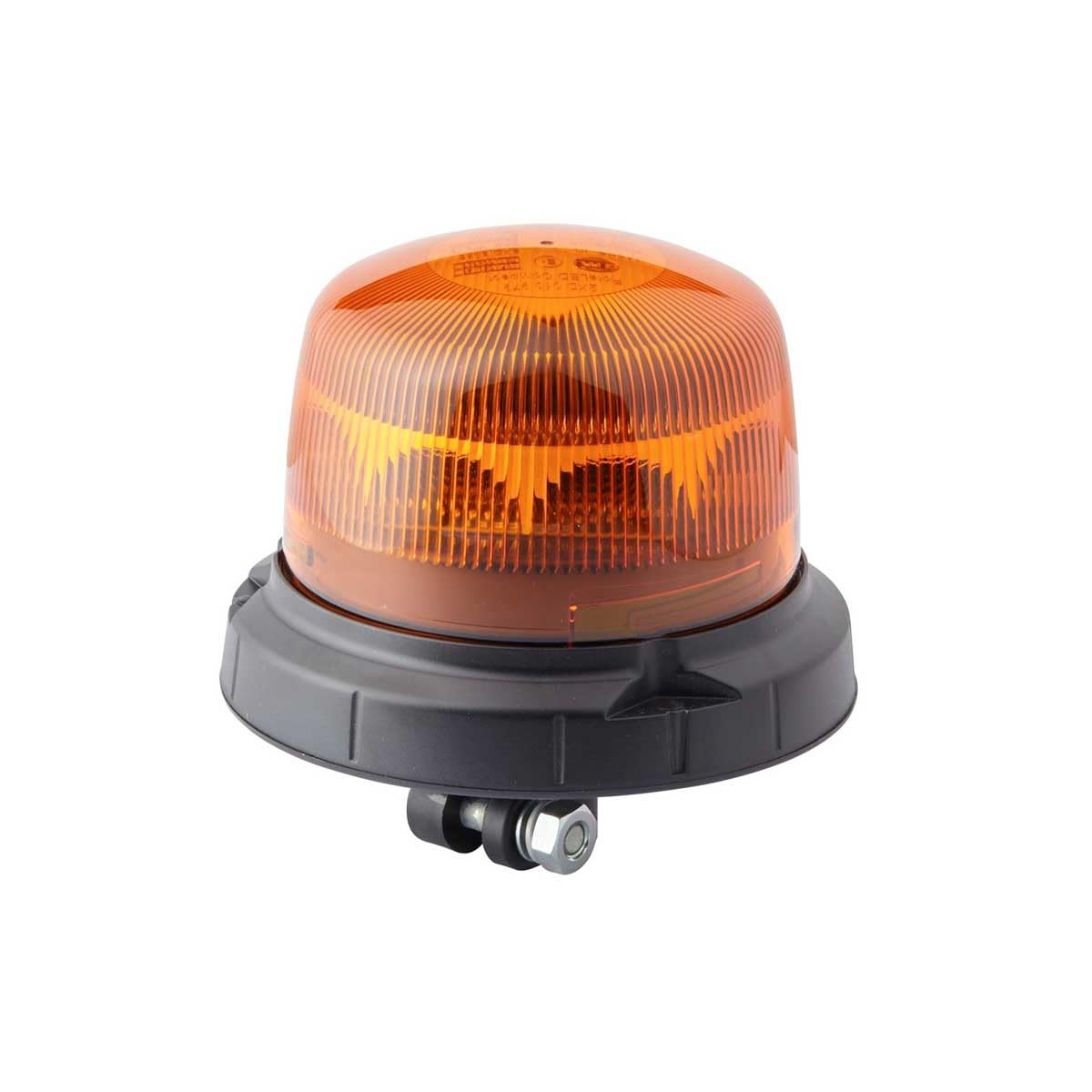HELLA 2XD 013 979-011 LED-Strobe-type Beacon - RotaLED Compact - 12/24V - Yellow - Flexible pipe sockets
