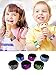 J-hong Mermaid Slap Bracelet for Party Favors, Birthday, Two-Color Mermaid Bracelet&Mermaid Slap Decorative Reversible Charm Sequins for Girls,Boys, Kids and Women(6 Pack)