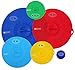 Silicone Lids - Microwave Covers, Food Covers, Bowl Covers. Suction Lids use for Pan or Skillet Lids. Boxed Gift Set. (Set of 5)