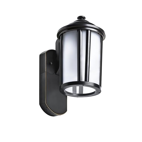 Kuna Video Security Camera Outdoor Light- Traditional Bronze