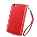 Joopapa iPhone 6 Plus Case, Luxury Fashion Pu Leather Magnet Wallet Credit Card Holder Flip Case Cover with Built-in 9 Card Slots for iPhone 6 Plus 5.5