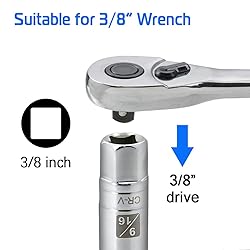 9/16-inch Magnetic Spark Plug Socket 3/8-inch Drive
