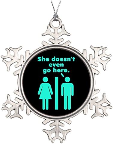 HaroRo Xmas Trees Decorated Mean Snowflake Ornaments Christmas Movie
