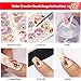 TailaiMei Christmas Nail Decals Stickers, 150Pcs Water Transfer Tips and 6 Sets Full Wrap DIY Nail Art Stencil with 1 Nail Buffer File. Include Christmas Tree/Santa/Snowflake/Snowman (12 Sheets)