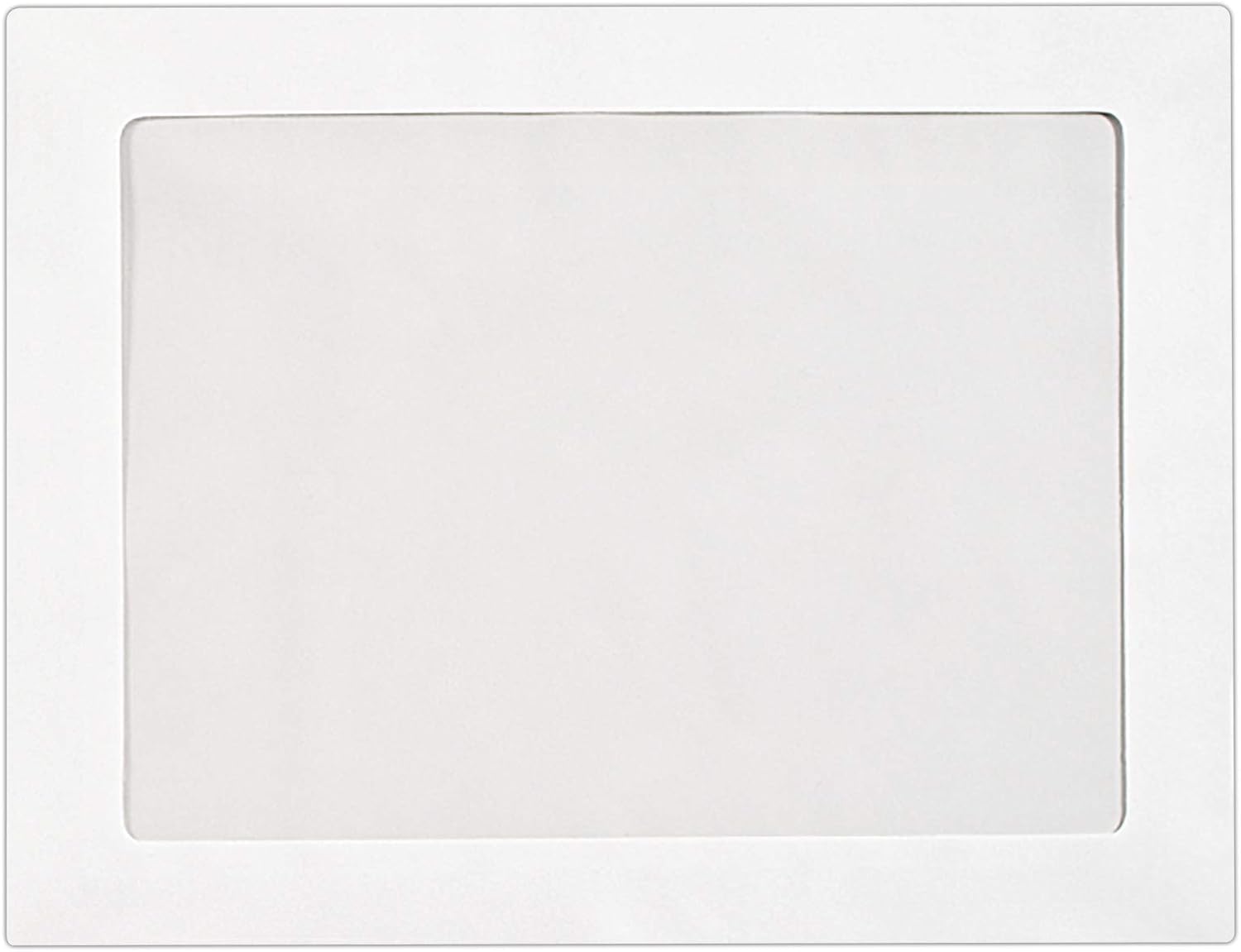 9 x 12 Full-Face Window Envelopes in 28 lb. Bright White for Mailing a Business Letter, Catalog, Financial Document, Magazine, Pamphlet, 50 Pack (White) : Office Products
