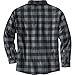 Legendary Whitetails Men's Standard Long Sleeve Fleece Button Up Shirt Casual Fit Thick Heavyweight, Graphite Plaid, Large