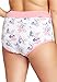 Comfort Choice Women's Plus Size Full Coverage Stretch Cotton Color Block Brief 3-Pack